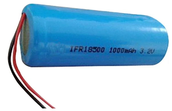 IFR 18500 1000mah 3.2v LFP 3.7V επαναφορτιζόμενη μπαταρία ιόντων λιθίου 1200mah 1500mah 1