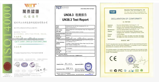 LiFePo4 IFR 26650 Λιθιοϊοντική επαναφορτιζόμενη μπαταρία 3.2V 3300mAh για ηλιακό σύστημα 2