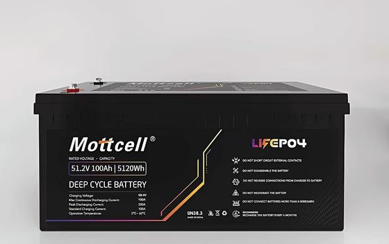 LiFePO4 Βιομηχανική μπαταρία λιθίου 48V 100Ah Για ηλεκτρικό ανεμοφόρο και ηλιακή ενέργεια
