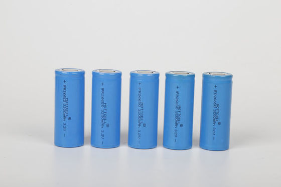 3.2V 6000mah κυλινδρική μπαταρία κύτταρο επαναφορτιζόμενο βαθύ κύκλο 32700 32650 Lifepo4 κύτταρο