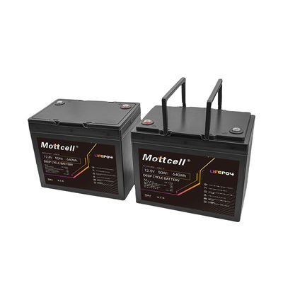 επαναφορτιζόμενη μπαταρία LiFePO4 12V 50Ah με πλαστική θήκη μαύρη για πίσω πηγή UPS αντί για μπαταρία μολύβδου